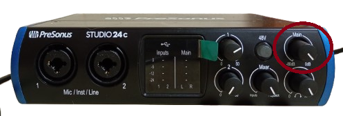 Main knob